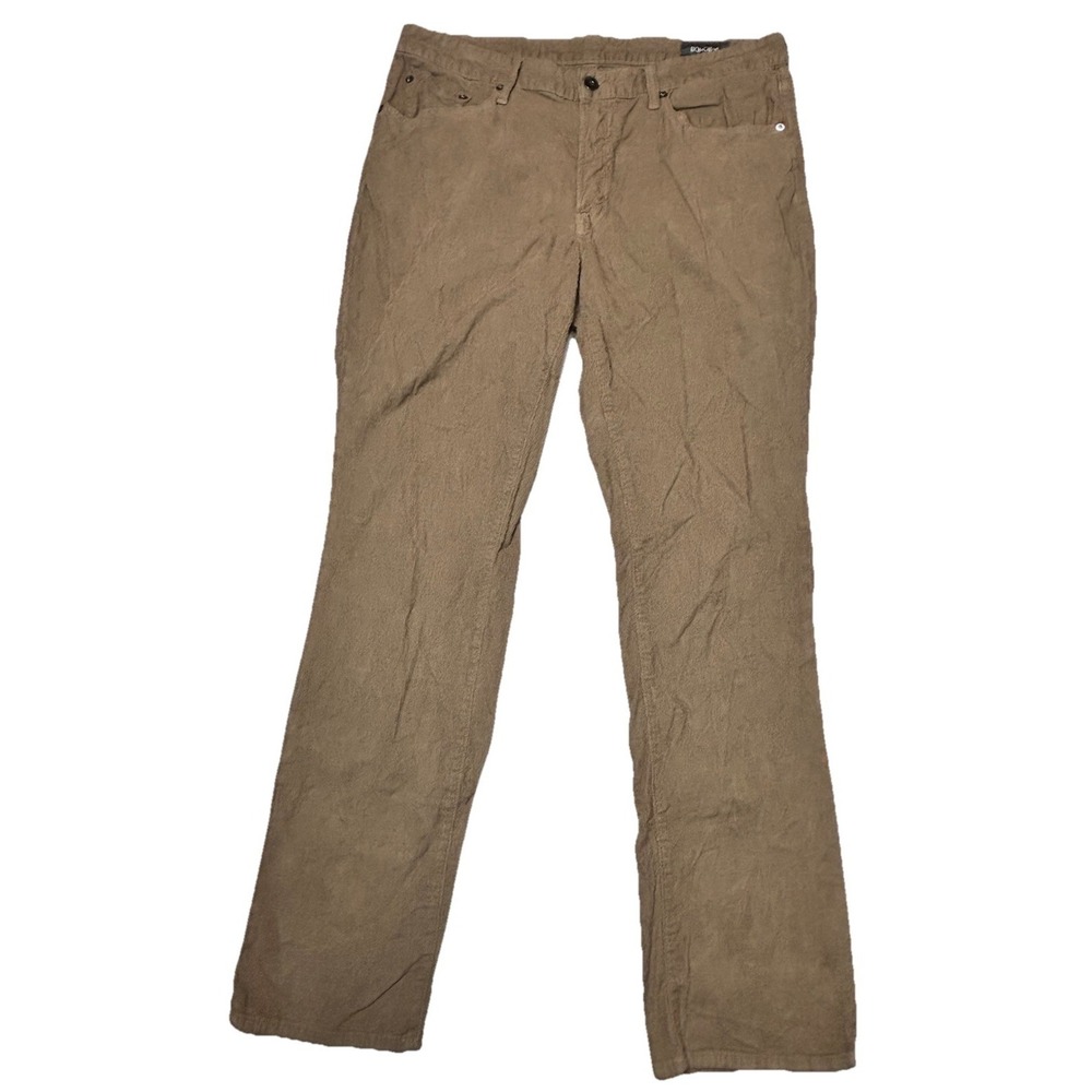 Bonobos Corduroy Pants Straight Leg Tan 34x32 Mens‎ Stretch Cotton